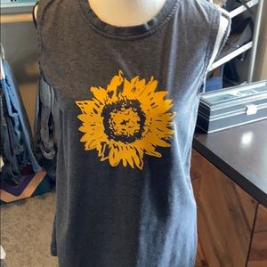 Sunflower sleeveless top